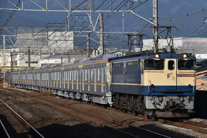 【メトロ】17000系17193Fが甲種輸送を鴨宮駅で撮影した写真