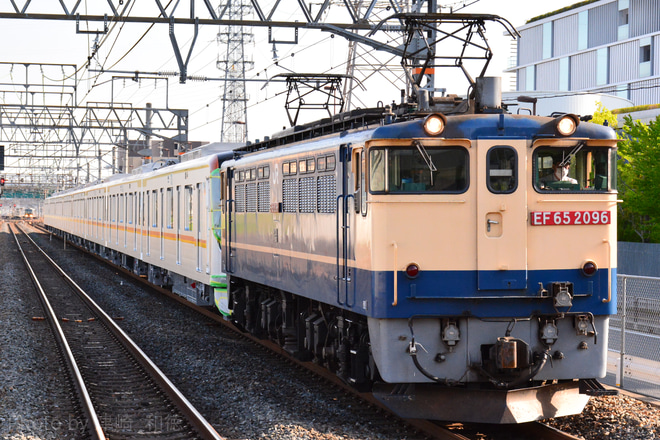【メトロ】17000系17195Fが甲種輸送を桂川駅で撮影した写真