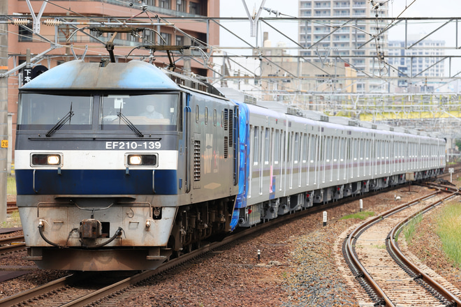 【メトロ】18000系18105F甲種輸送を熱田駅で撮影した写真