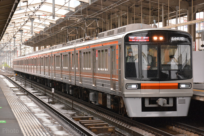 【大阪メトロ】66系66610F試運転を茨木市駅で撮影した写真