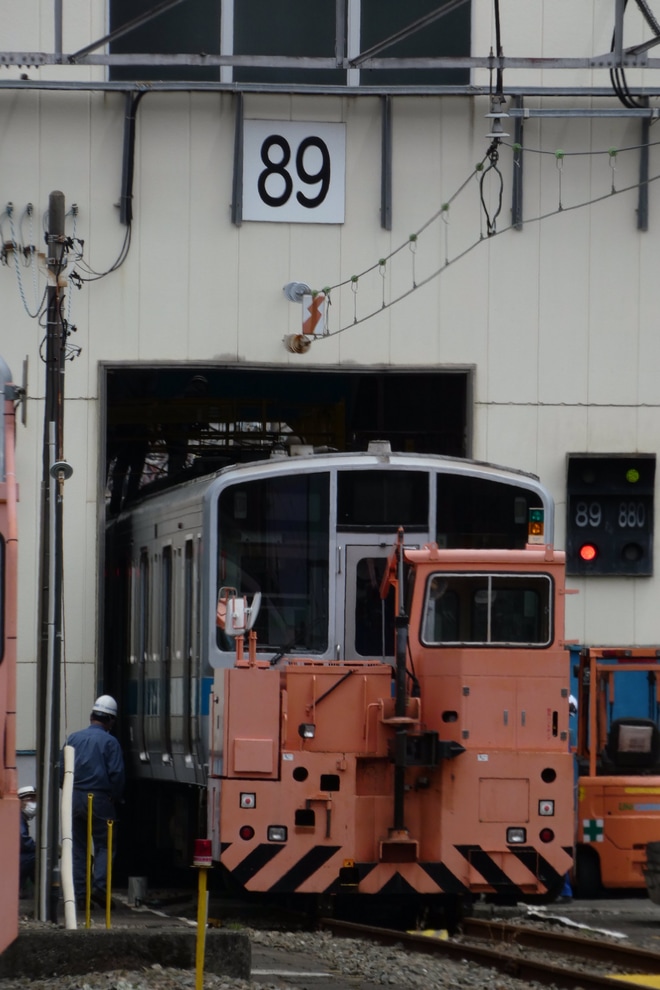 【小田急】1000形1754×6(1754F)解体開始を大野総合車両所付近で撮影した写真