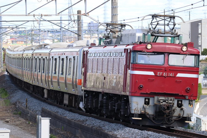 【JR東】E231系MU42編成秋田総合車両センター入場配給を吉川駅で撮影した写真