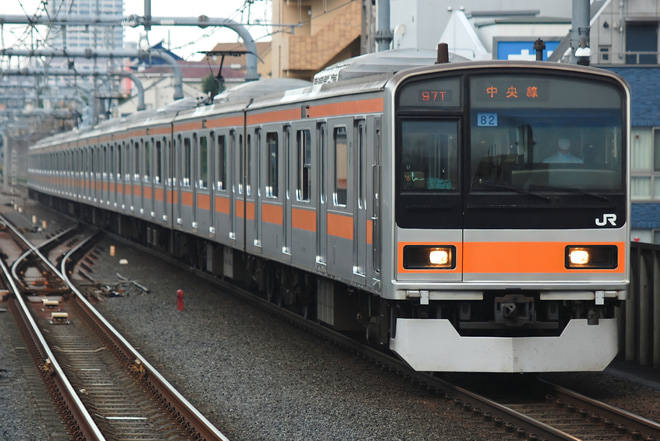 【JR東】209系トタ82編成運用復帰を国立駅で撮影した写真