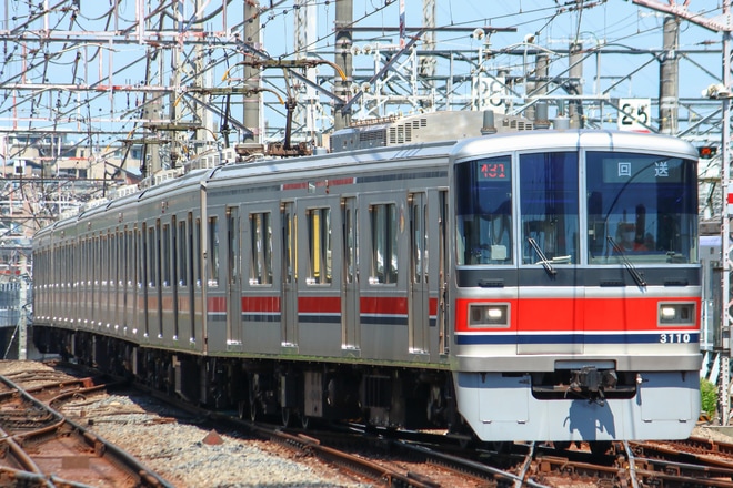 【東急】3000系3010Fが長津田検車区へ回送を鷺沼駅で撮影した写真