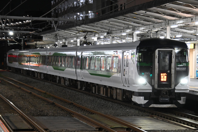 【JR東】「ホリデー快速鎌倉」運行終了を西国分寺駅で撮影した写真