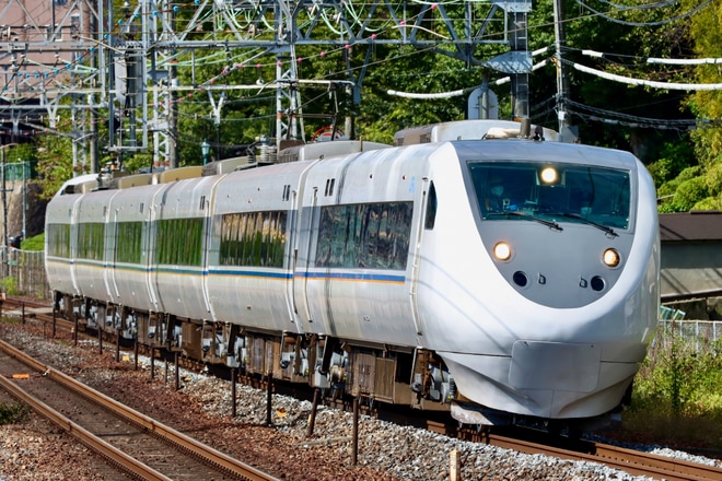 【JR西】681系N02編成吹田総合車両所出場試運転を山崎駅で撮影した写真