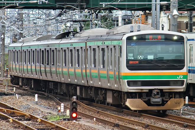 【JR東】E231系ヤマU118編成 大宮総合車両センター入場回送を大宮駅で撮影した写真