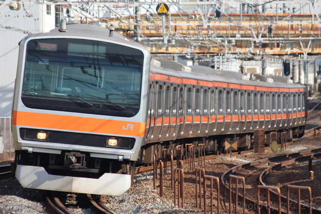 【JR東】E231系ケヨMU36編成 東京総合車両センター入場を船橋～市川間で撮影した写真