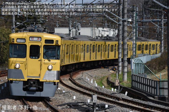 【西武】2000系2403F、2511F 廃車回送を入間市駅で撮影した写真