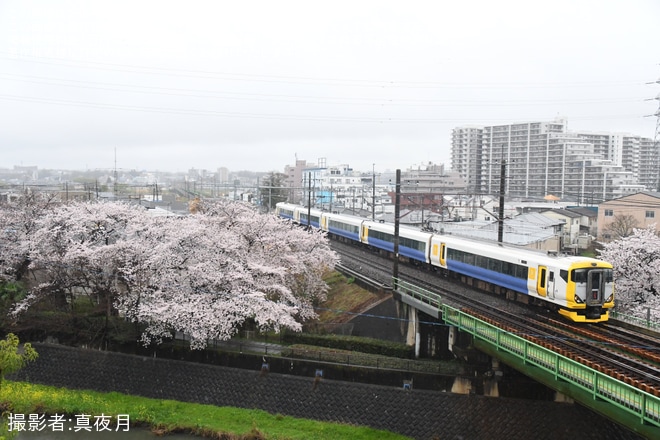 【JR東】特急「マザーファーム号」を臨時運行を日野～立川間で撮影した写真