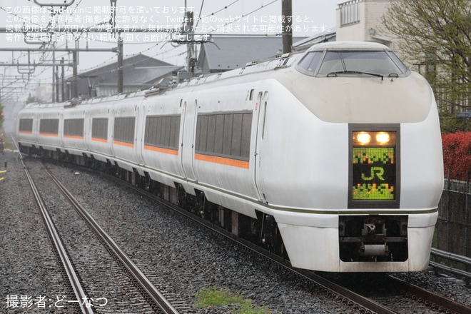【JR東】651系OM204編成疎開返却回送を西大宮駅で撮影した写真