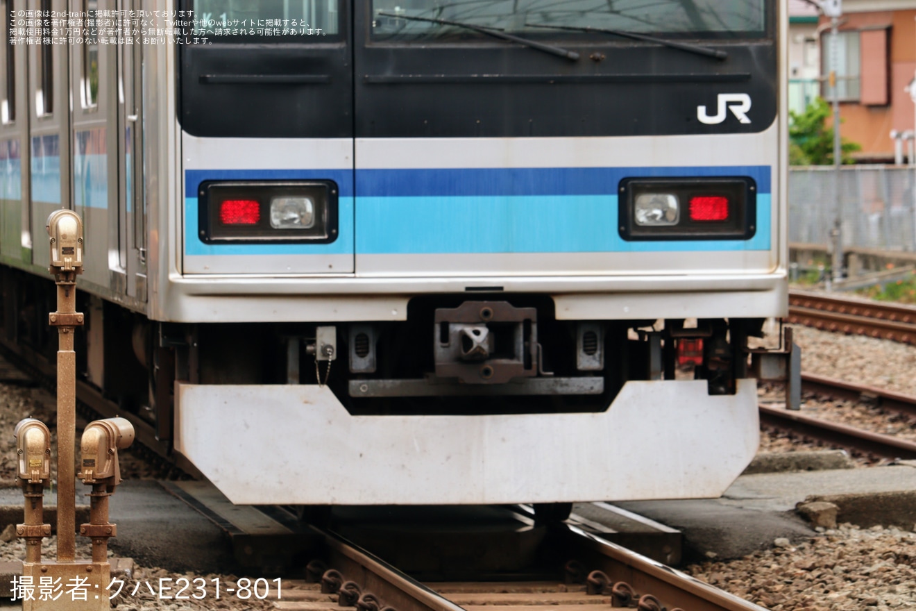 【JR東】E231系ミツK1編成とEF64-1030が豊田車両センターへ回送の拡大写真