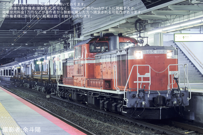 【JR西】DD51 1191牽引 篠山口・黒井工臨を尼崎駅で撮影した写真