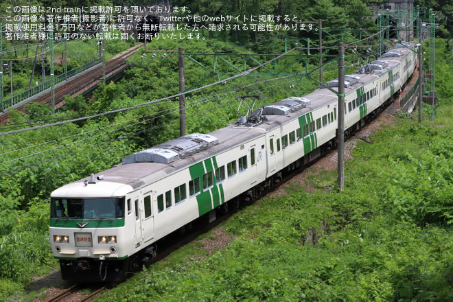 【JR東】特急「谷川岳もぐら・ループ」が185系で臨時運行
