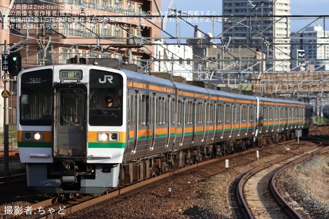 【JR海】211系K7編成+K8編成廃車回送を熱田駅で撮影した写真