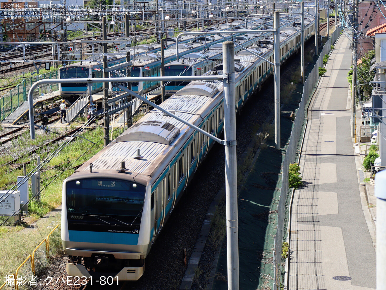 【JR東】E233系サイ165編成東京総合車両センター入場回送の拡大写真