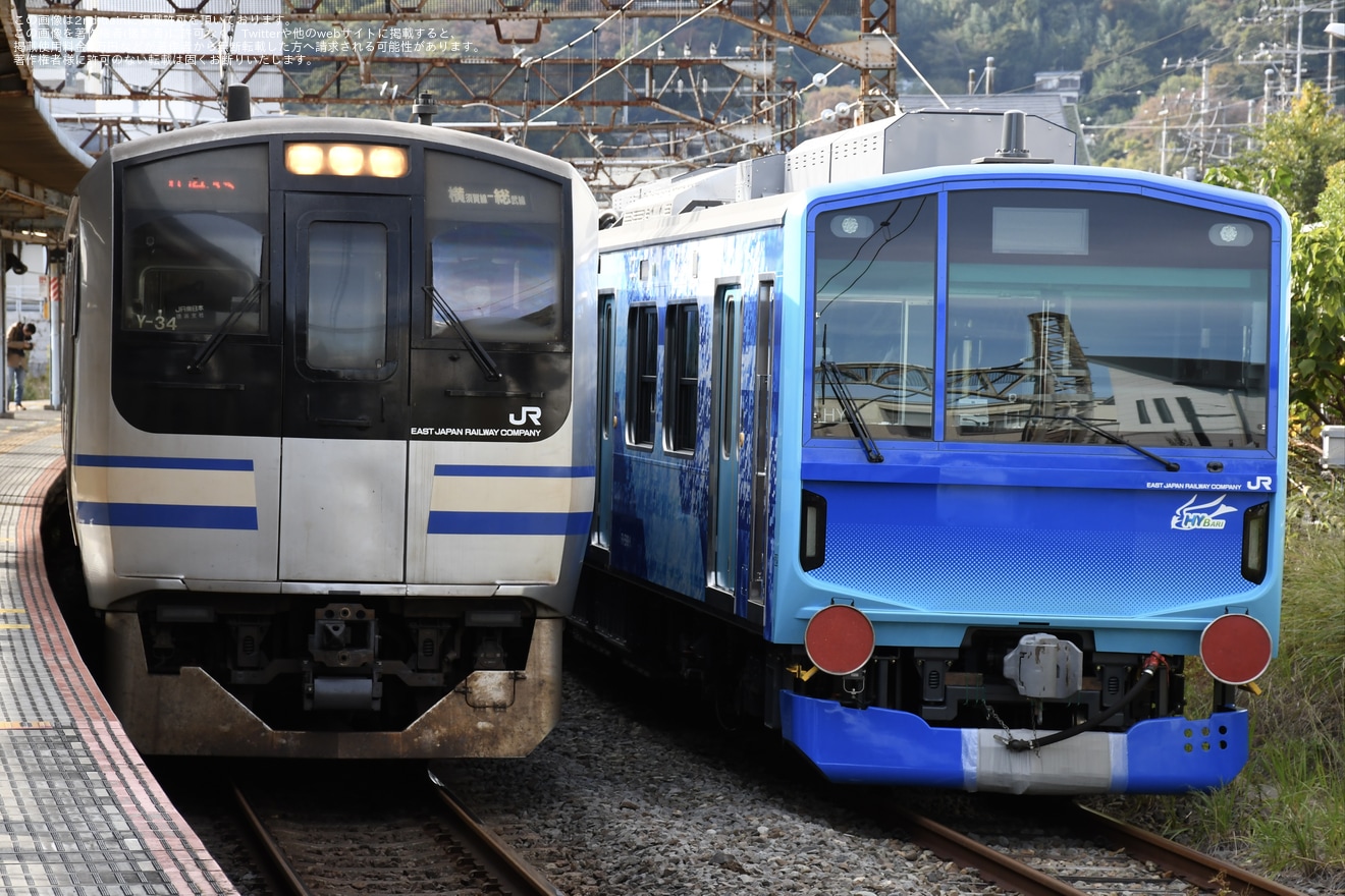 【JR東】FV-E991系『HYBARI』 J-TREC横浜事業所出場 甲種輸送の拡大写真