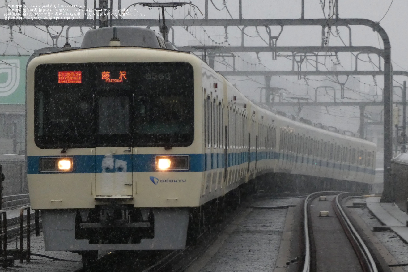 【特集】関東で大雪、関東では珍しい雪景色の電車の写真を紹介(2024年2月5日）の拡大写真