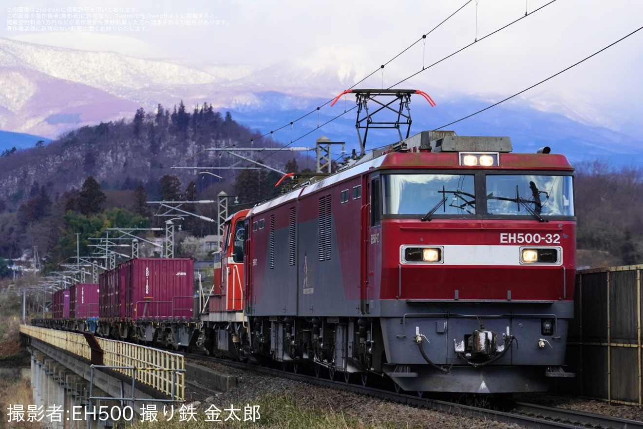 【JR東】DE10-3507が廃車のため次位無動力で回送の拡大写真