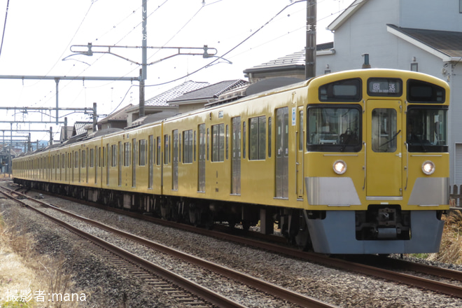 【西武】2000系2067F横瀬車両基地へ廃車回送