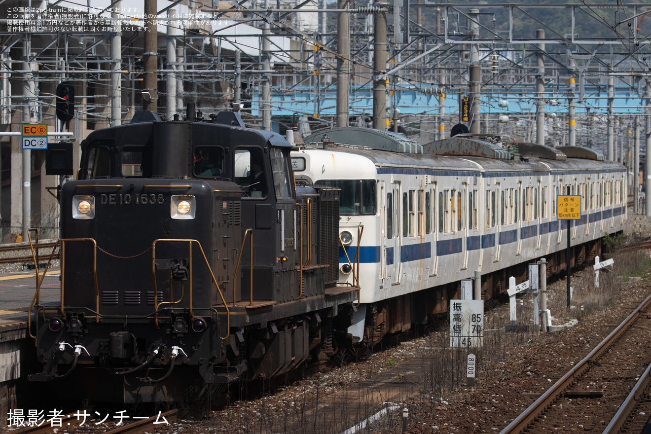 【JR九】415系Fo117編成が小倉総合車両センターへ廃車回送の拡大写真
