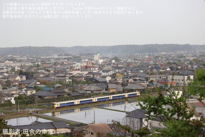 【JR東】「日本遺産北総四都市号」を運行を小見川〜水郷間で撮影した写真