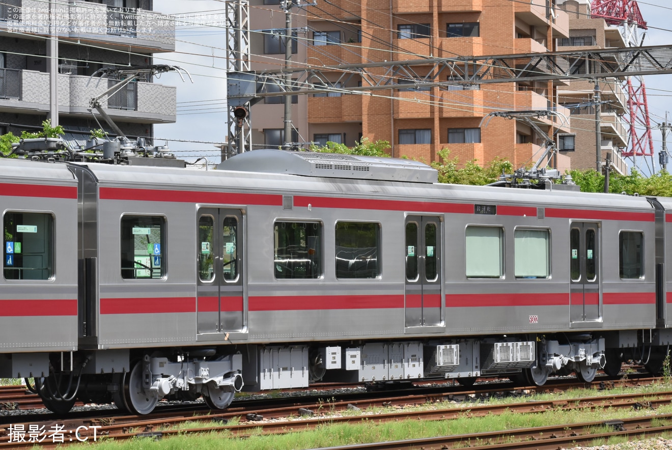 【西鉄】9000形9002F筑紫車両基地構内試運転の拡大写真