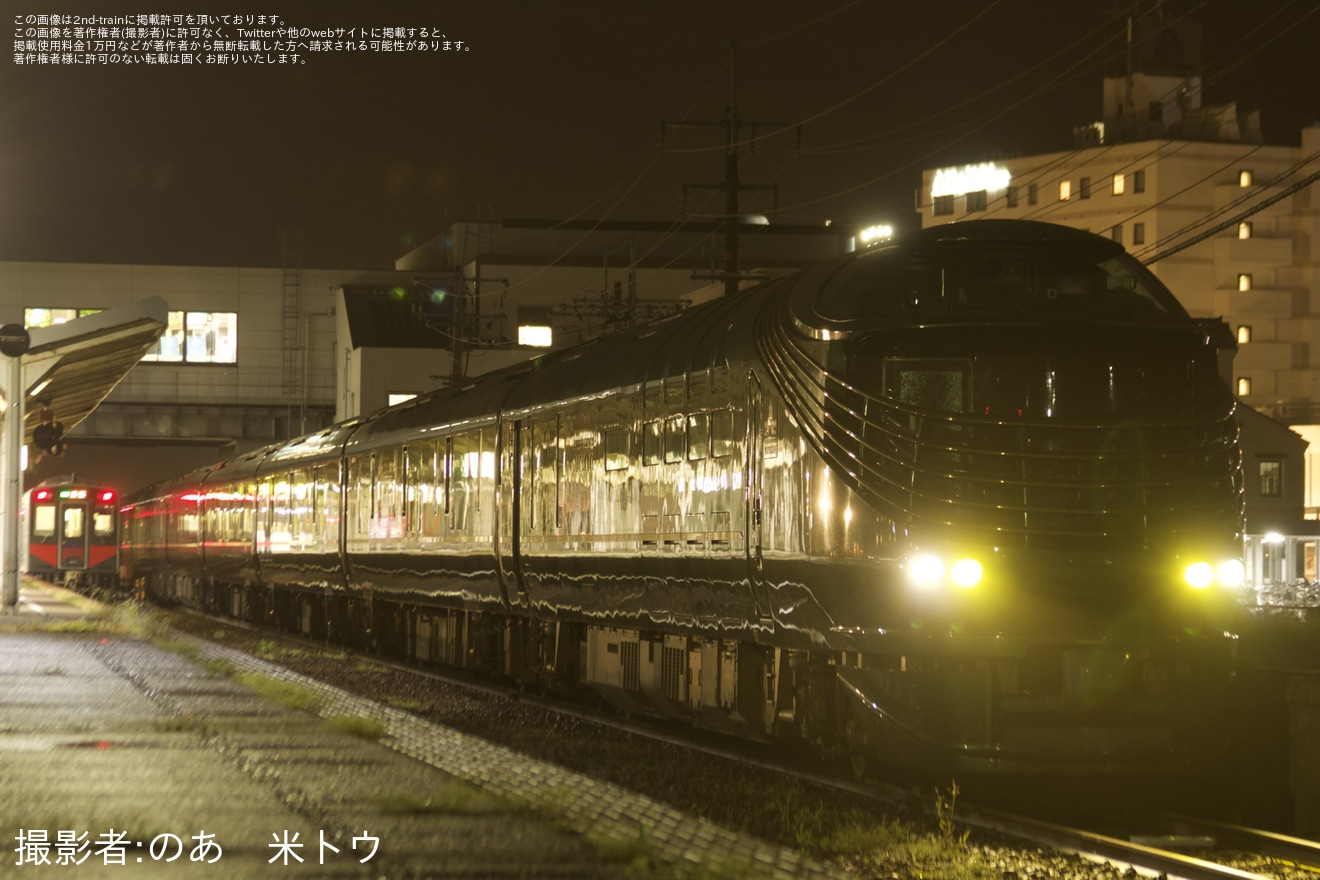 【JR西】87系「TWILIGHTEXPRESS瑞風」後藤総合車両所入場(202404)の拡大写真