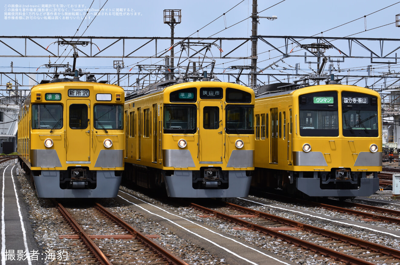 【西武】「昭和の黄色い電車大集合!昭和時代に製造された前パン車両の撮影会」開催の拡大写真