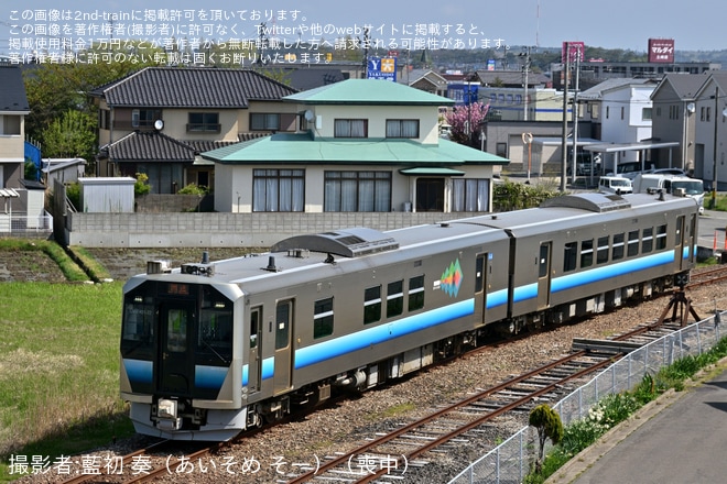 【JR東】GV-E400系を使用した秋田港クルーズ列車が運転開始（2024）を不明で撮影した写真