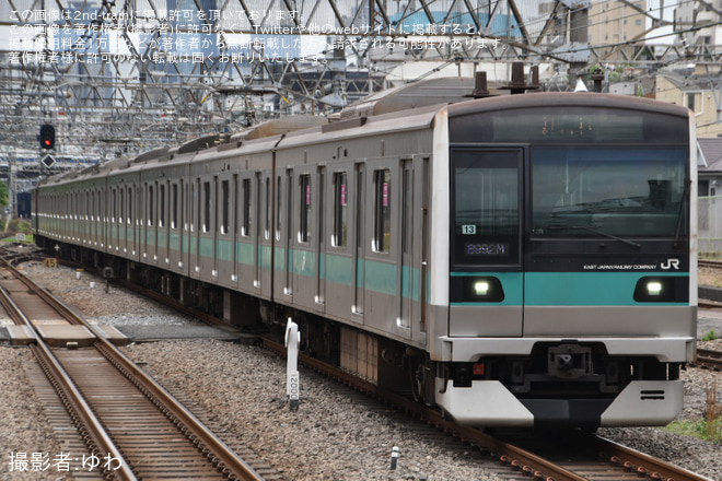 【JR東】E233系マト13編成東京総合車両センター出場回送（202404）を池袋駅で撮影した写真