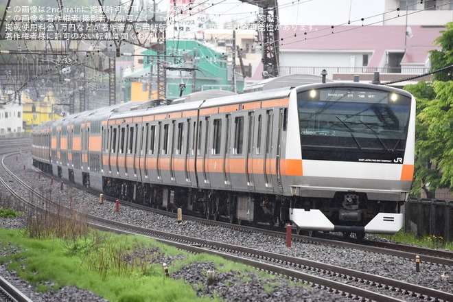 【JR東】E233系トタH56編成グリーン車サロE232/サロE233-29,30組込 性能確認試運転を戸塚駅で撮影した写真