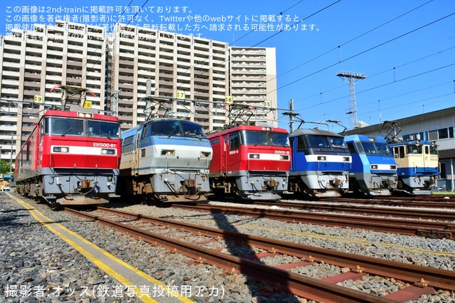 【JR貨】隅田川機関区「GW機関車博覧会撮影会」開催を隅田川機関区で撮影した写真