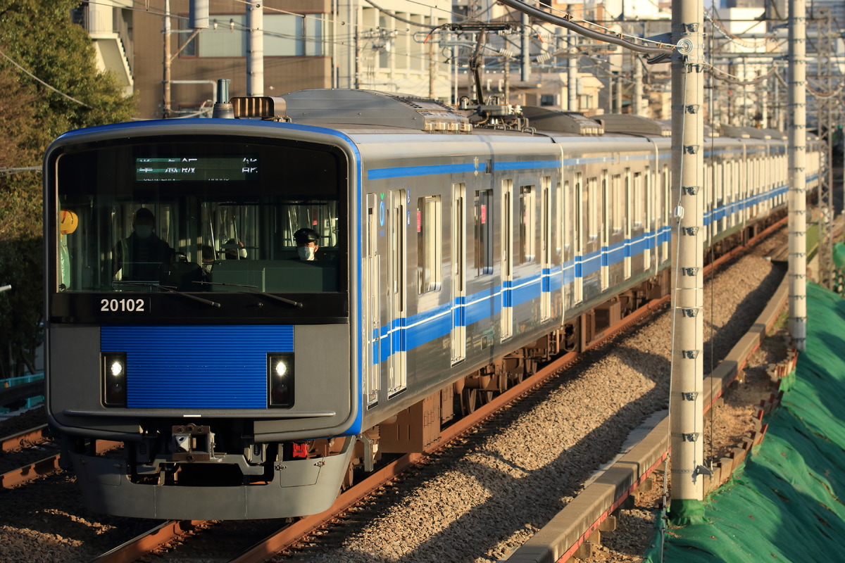 西武鉄道 武蔵丘車両管理所 20000系 20102F