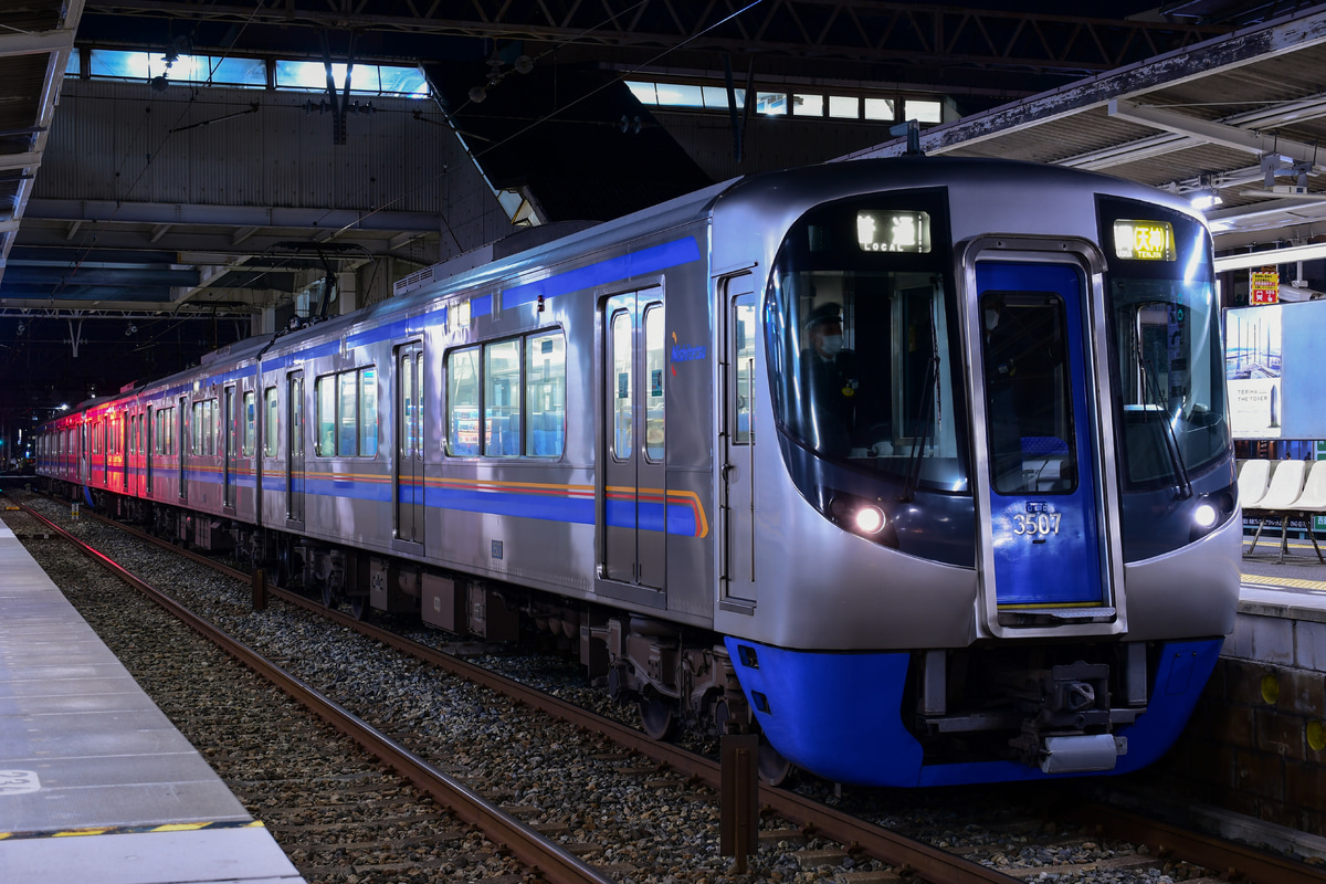 西日本鉄道 筑紫車両基地 3000形 3007f
