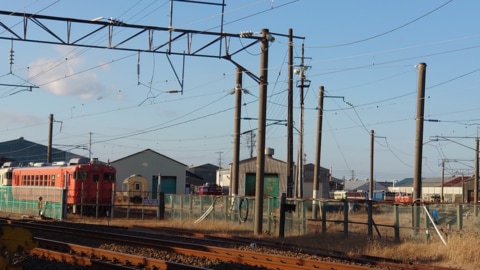 秋田総合車両センターの画像(2022年11月9日)