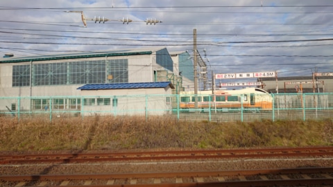 秋田総合車両センターの画像(2022年12月12日)