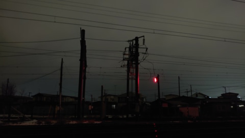 秋田総合車両センターの画像(2023年1月9日17時)