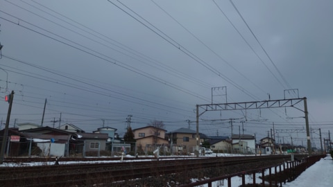 秋田総合車両センターの画像(2023年1月8日16時)