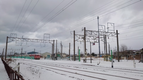 秋田総合車両センターの画像(2023年1月26日)