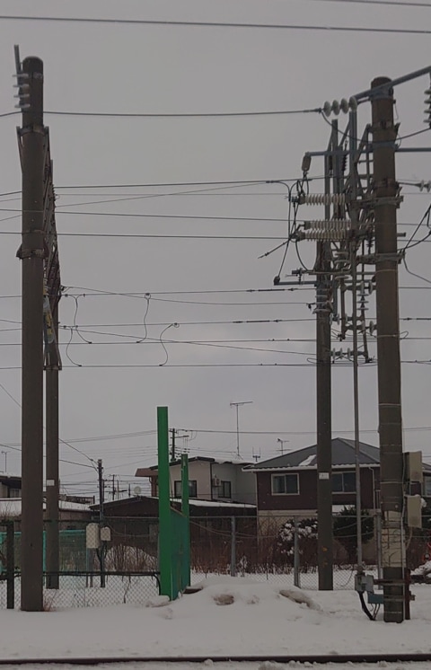 秋田総合車両センターの画像(2023年2月16日)