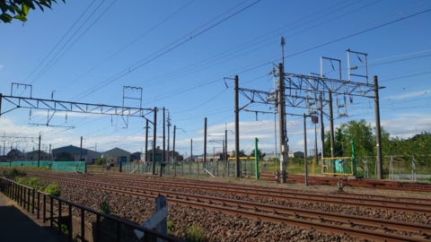 秋田総合車両センターの画像(2024年5月16日14時)