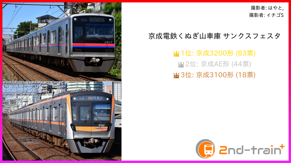 京成電鉄くぬぎ山車庫 サンクスフェスタ