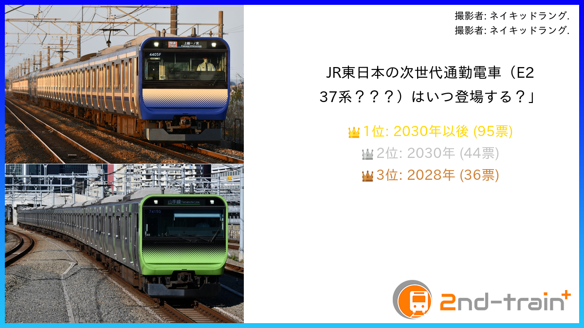 JR東日本の次世代通勤電車（E237系？？？）はいつ登場する？」