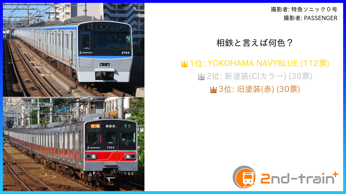 相鉄と言えば何色？