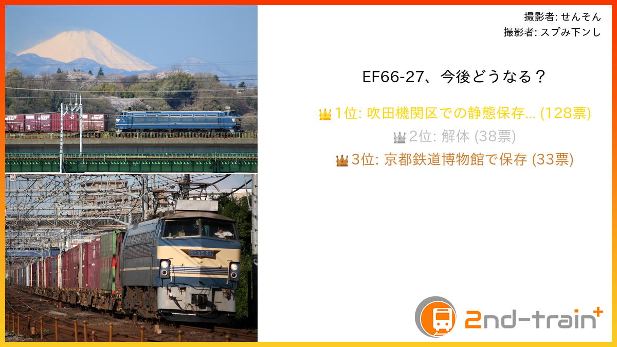 EF66-27、今後どうなる？