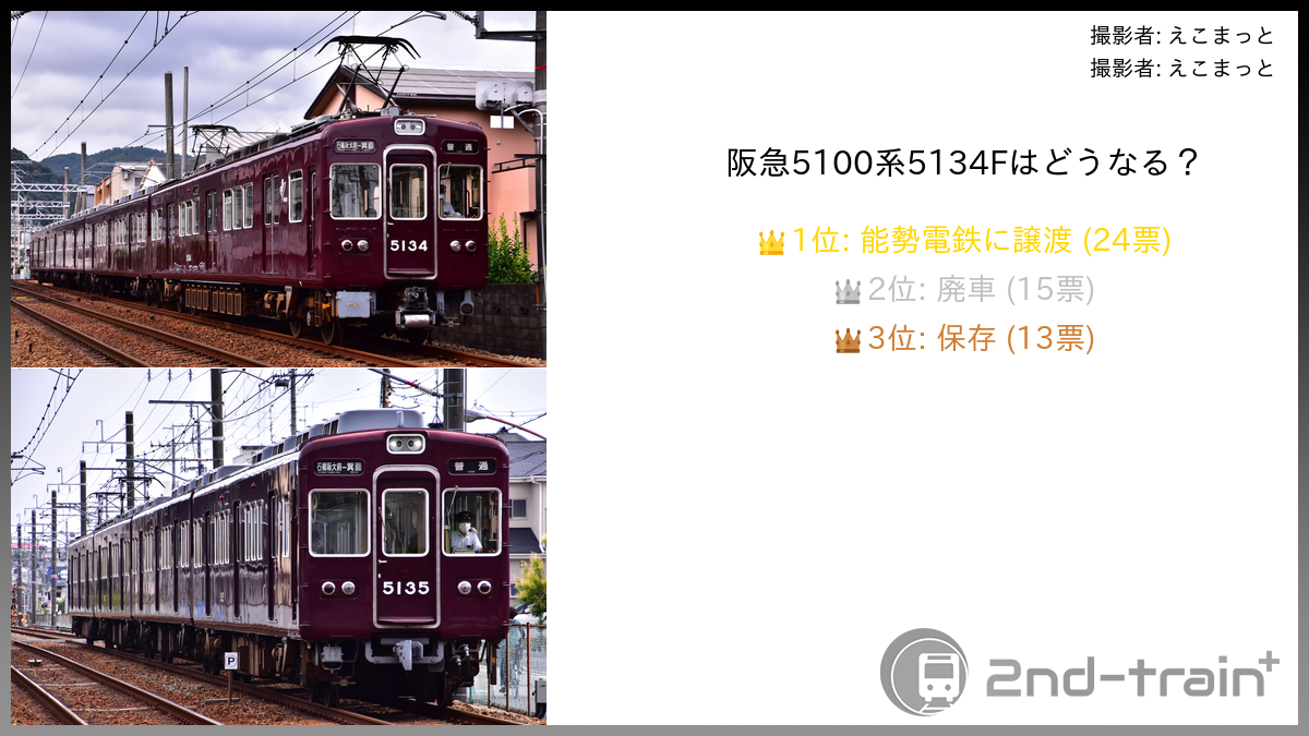 阪急5100系5134Fはどうなる？
