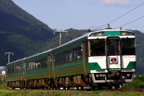 【JR四】キハ185系「どつぼ列車リバイバル・南風1986」運転 の拡大写真