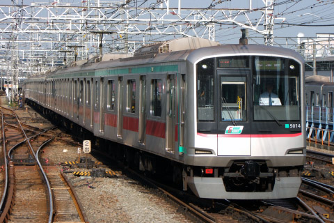 【東急】5000系5114F 性能試験実施を鷺沼駅で撮影した写真