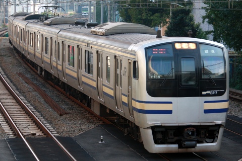  【JR東】E217系Y138編成東京総合車両センター入場 を恵比寿～渋谷間で撮影した写真